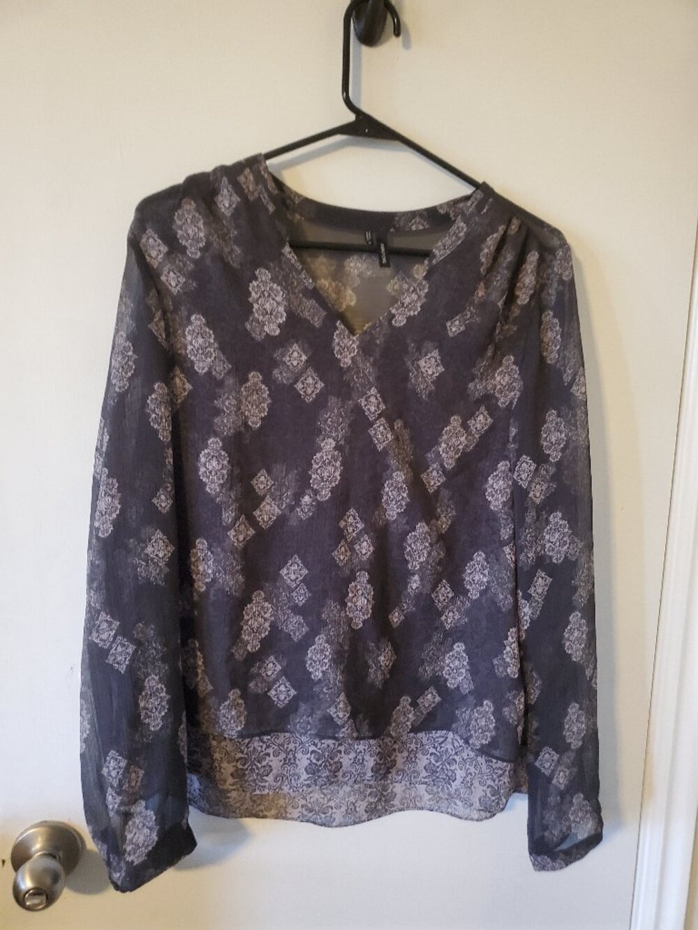 Sheer maurices blouse